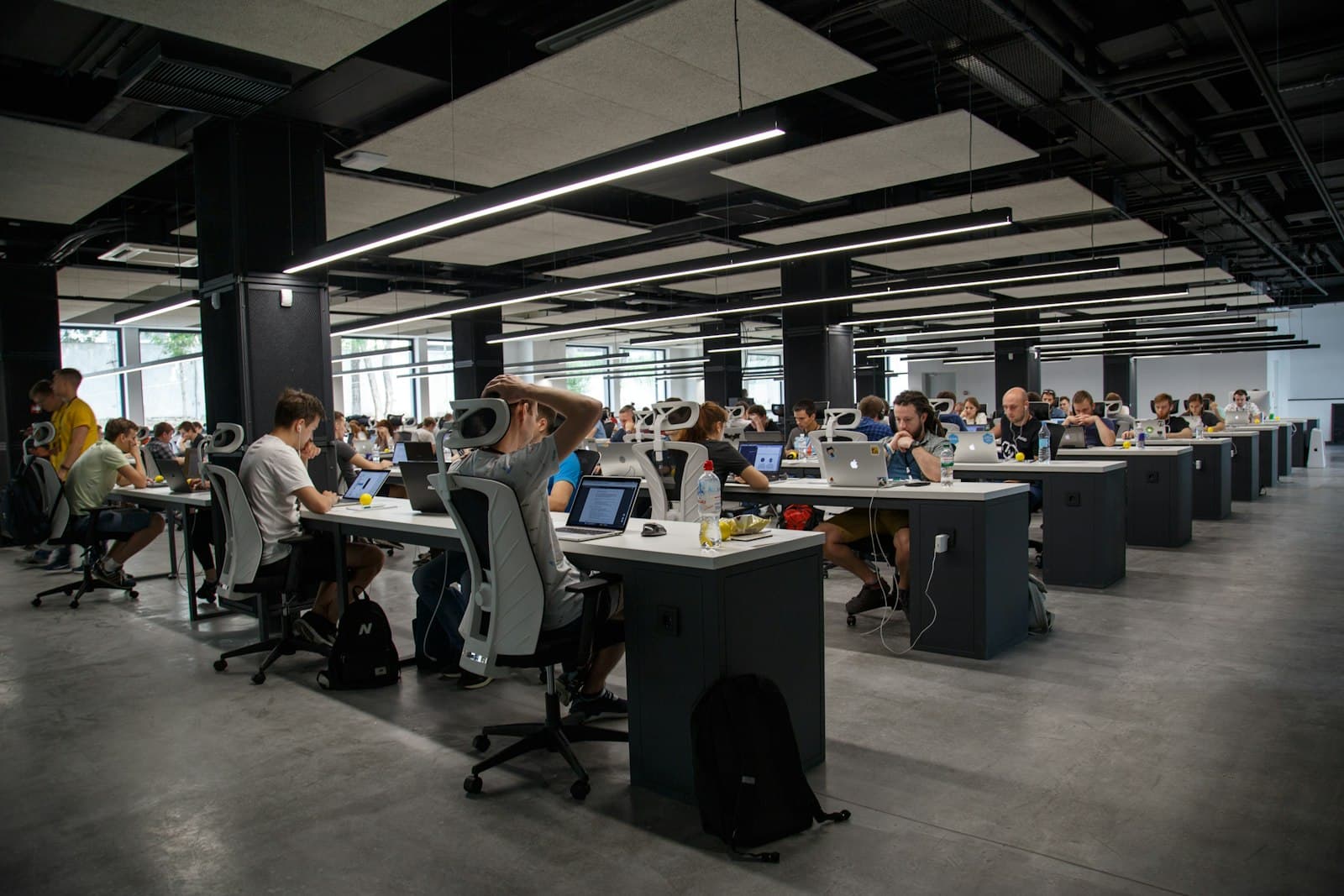 Modern open-plan workspace
